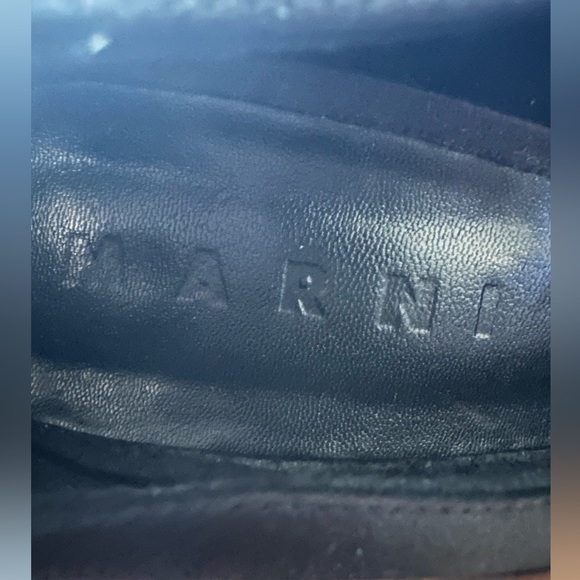 Marni Black Fabric Satin Pumps ~ Size 38.5 ~ High Block Platform Heels - Picture 14 of 14